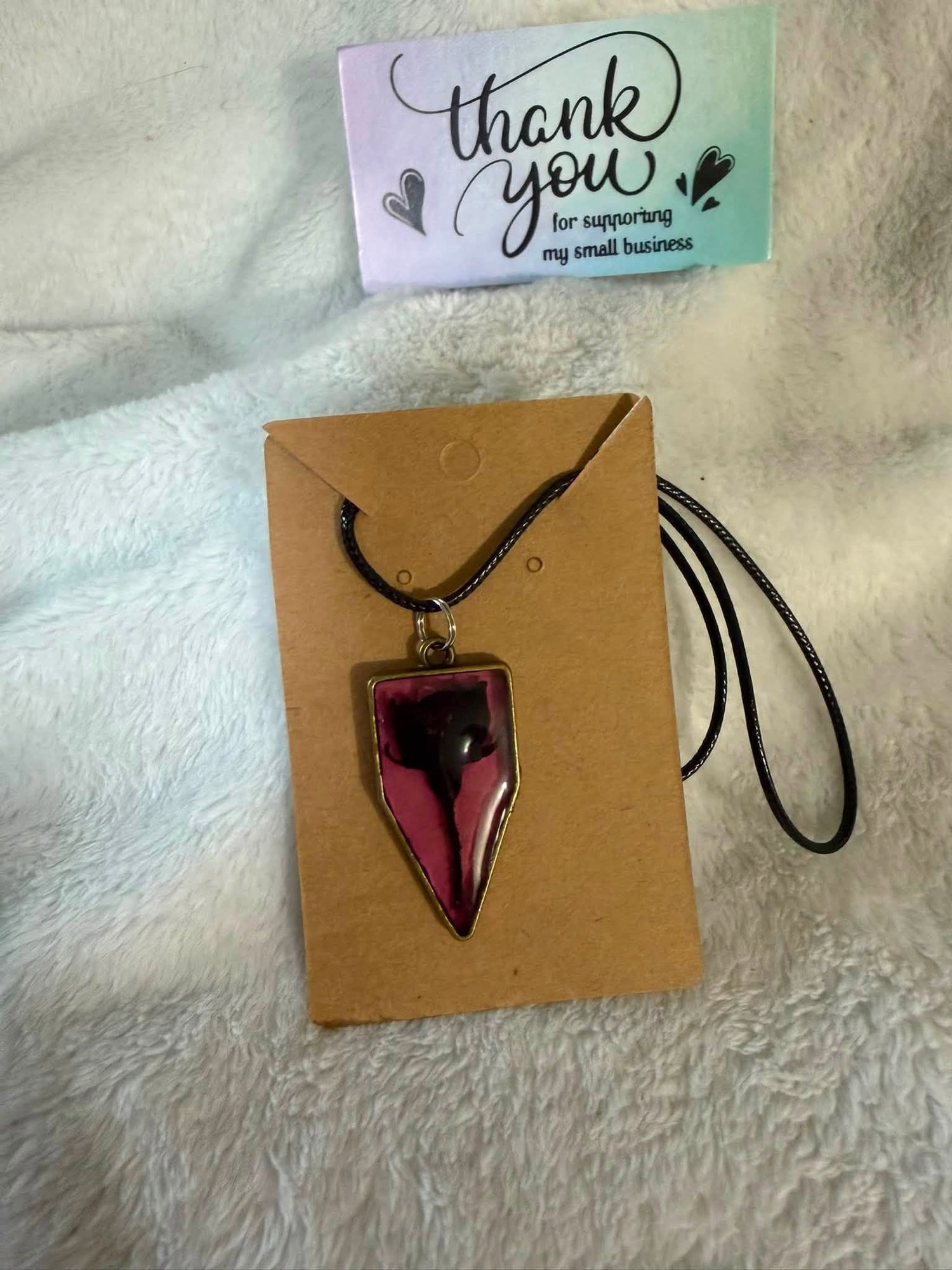 Handcrafted-Resin Shield Necklaces