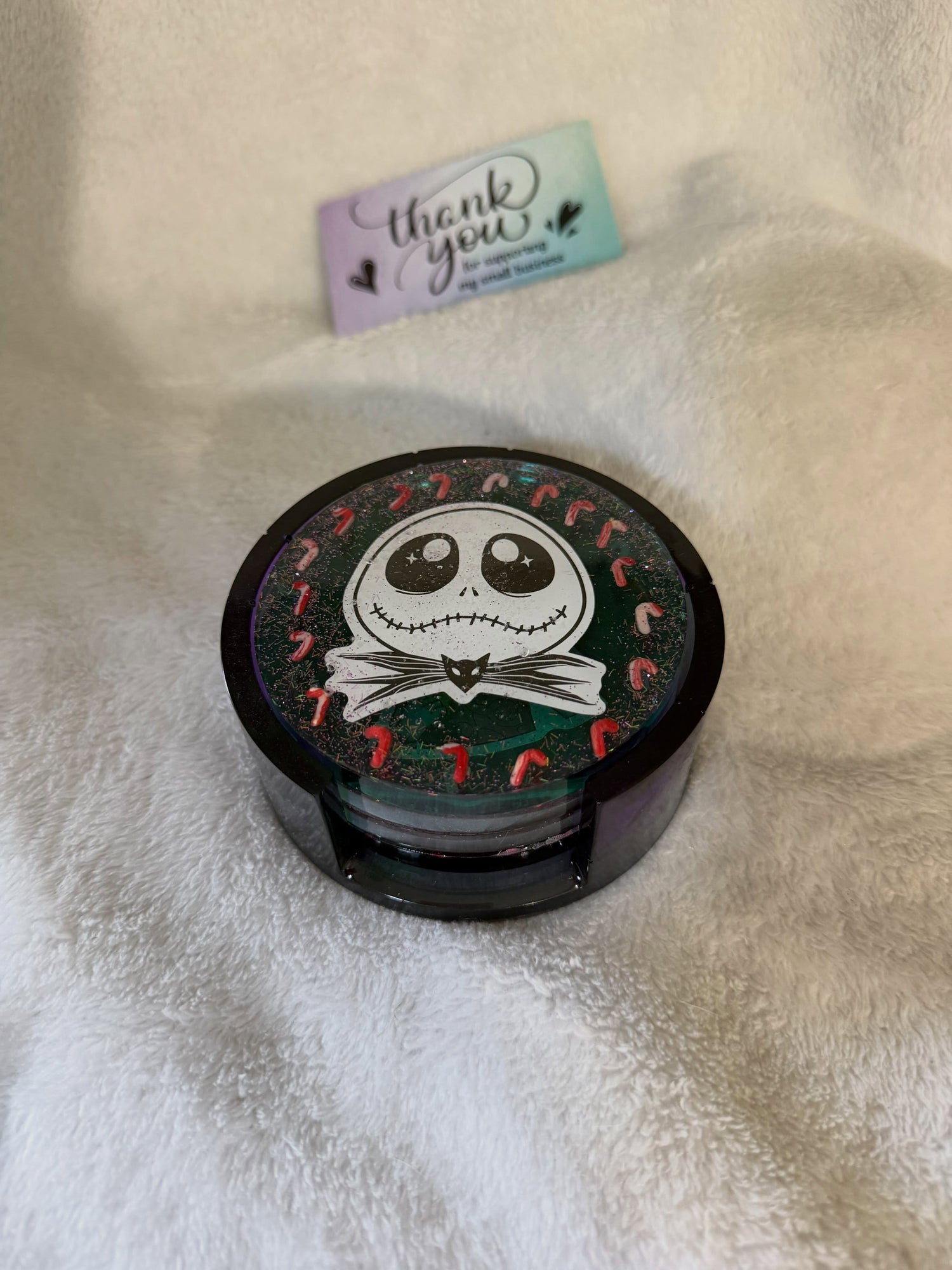 Round Coasters with Holder