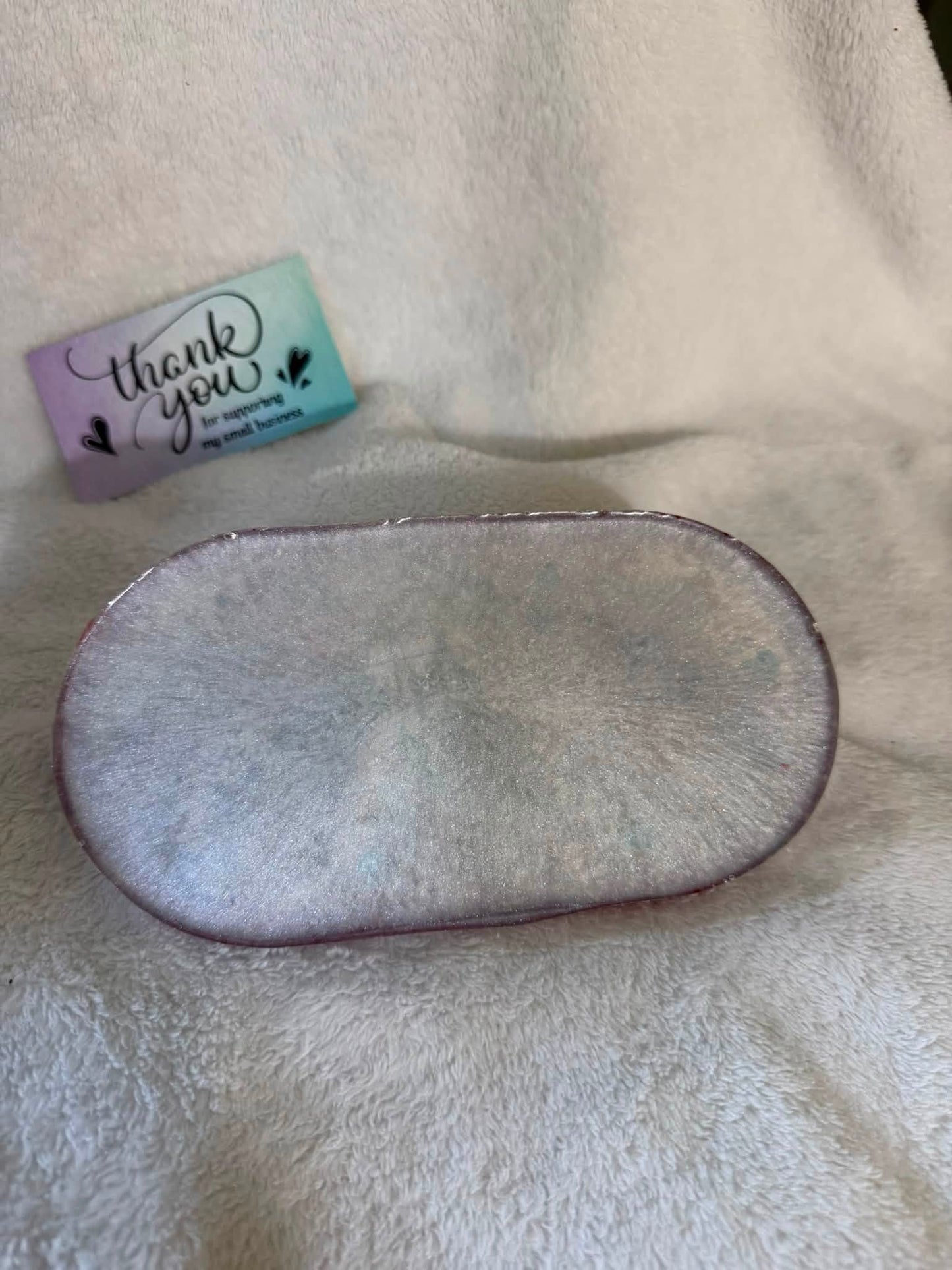 Small Oval Hummingbird, Gerbera Daisy & Macho Fern Trinket Tray