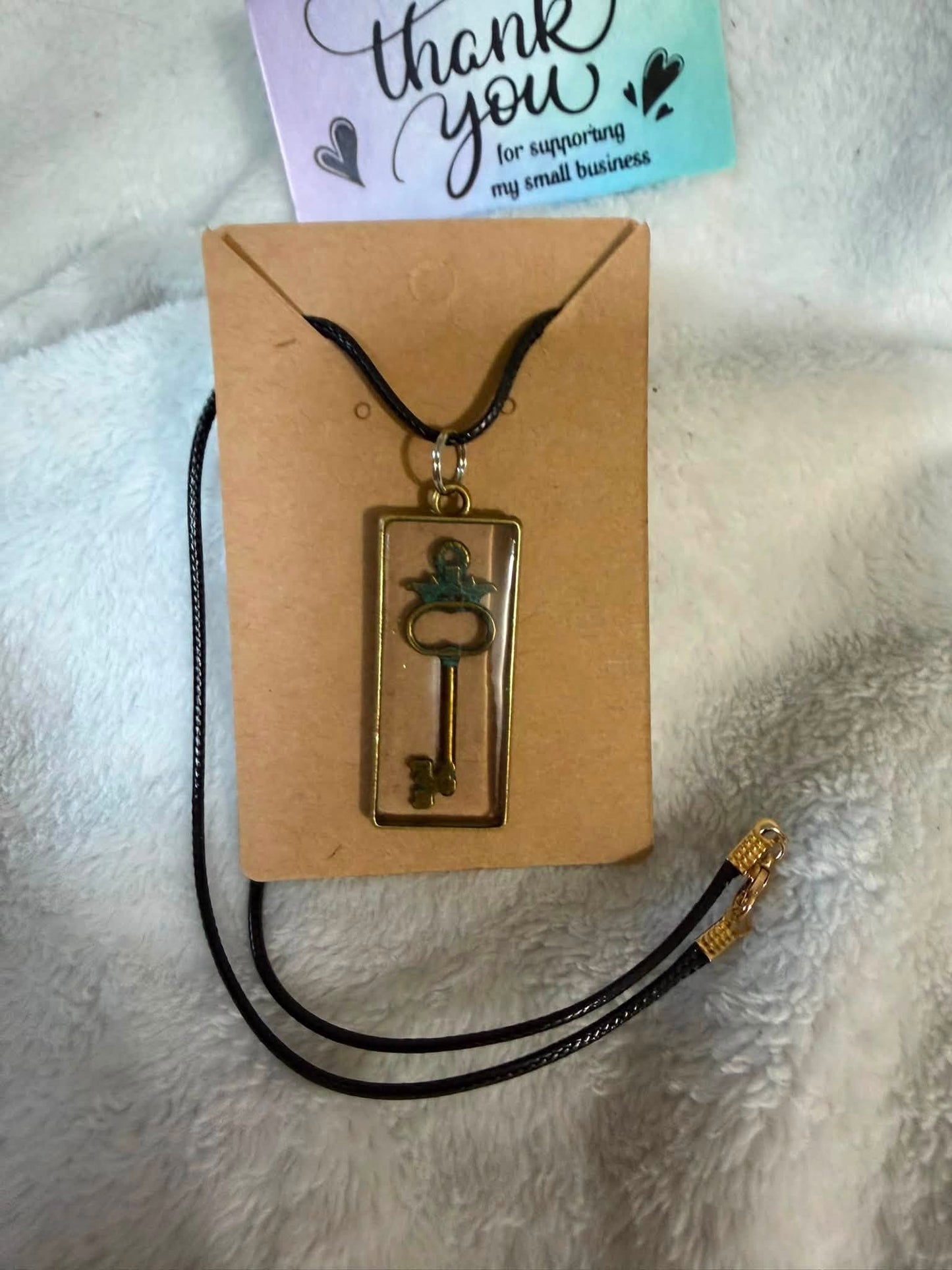 Vintage Ornate Skeleton Key Necklace