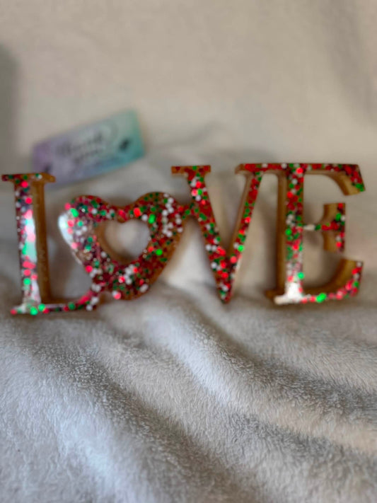 Christmas Themed Love Decor