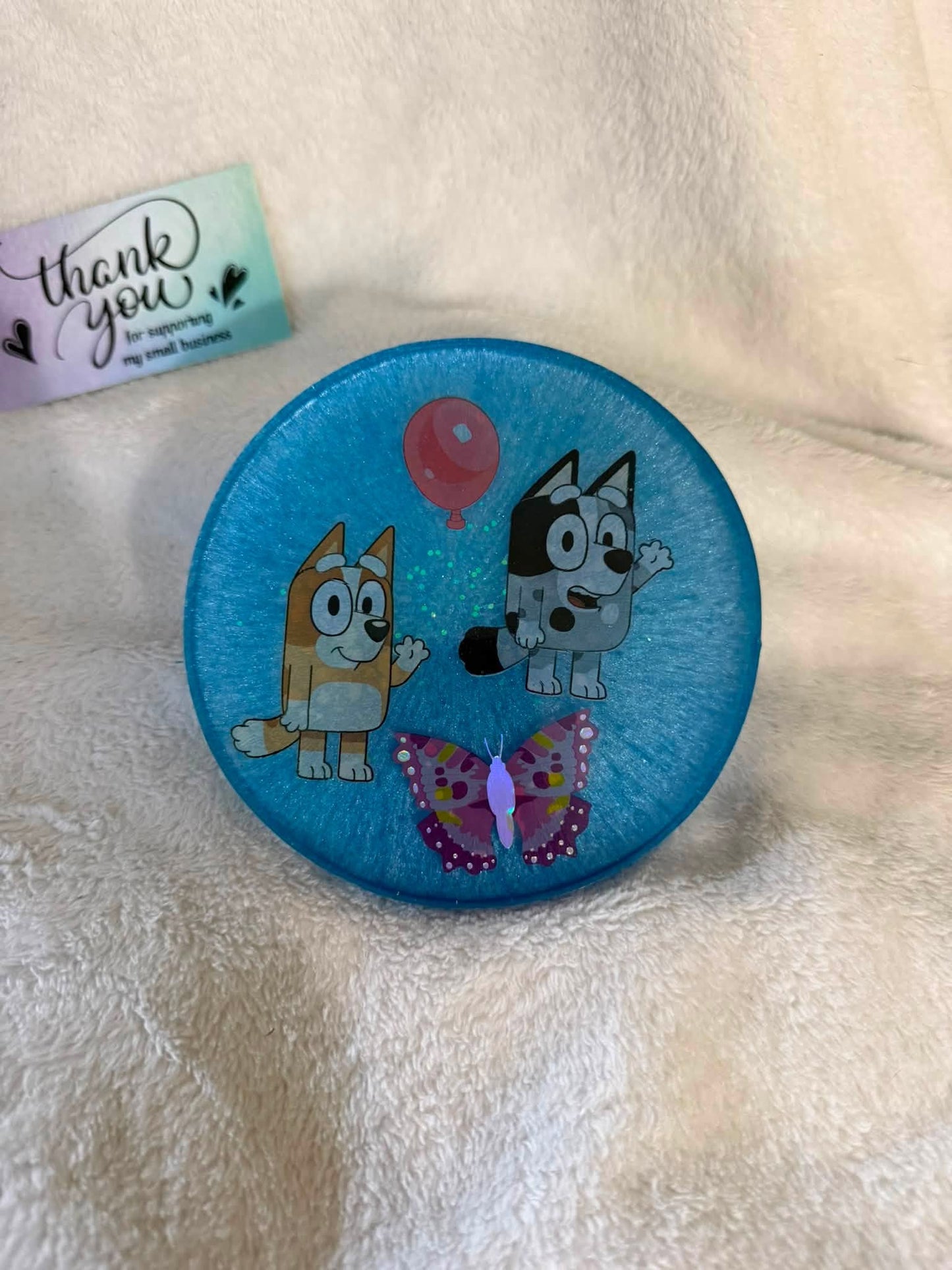 Bluey Round Coaster Set / Set of 4