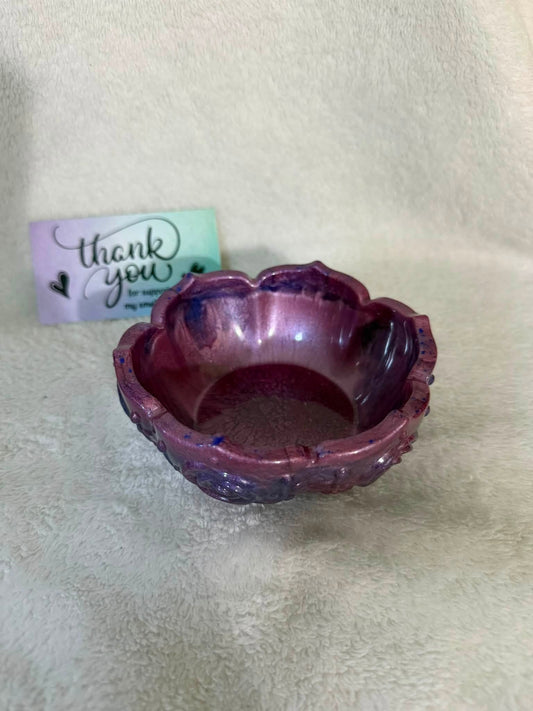 Pink & Purple Rose Lotus Bowl