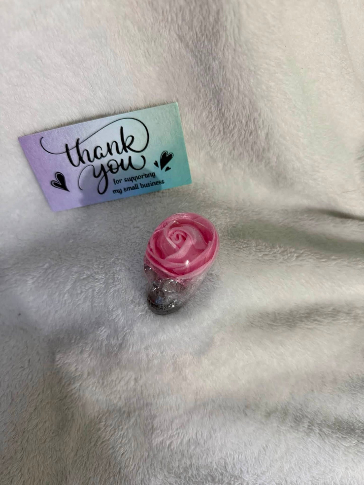 Pink Roses and Black Skulls (set of 3)