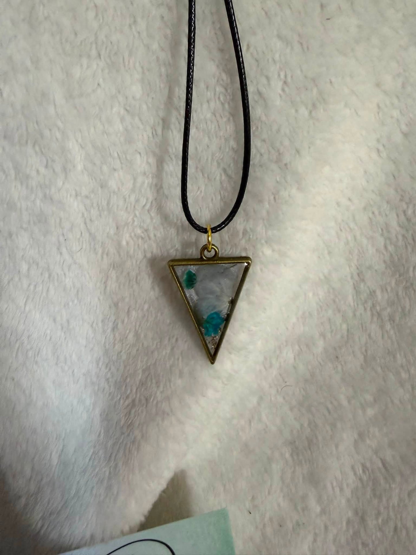 Gypsophila Flower Pendant Necklace