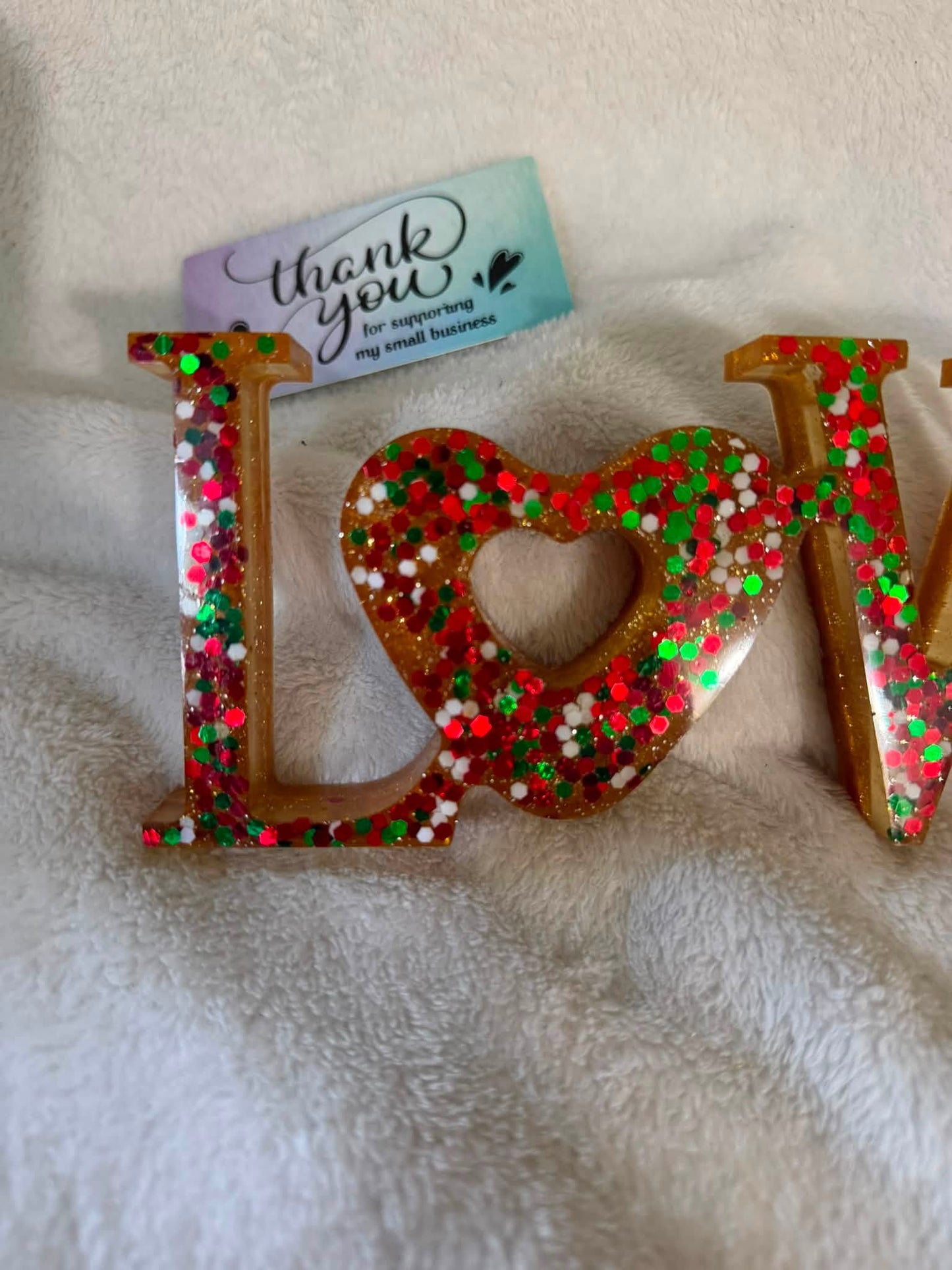 Christmas Themed Love Decor
