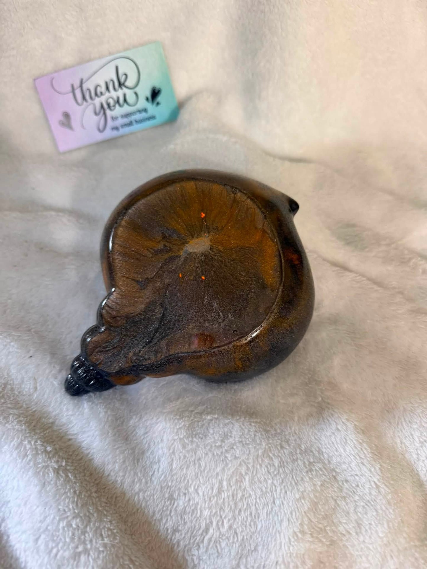 Halloween Conch Seashell Trinket Bowl