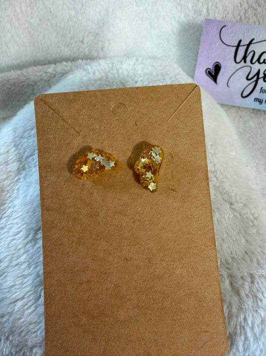 Gold Angel Wing Earrings