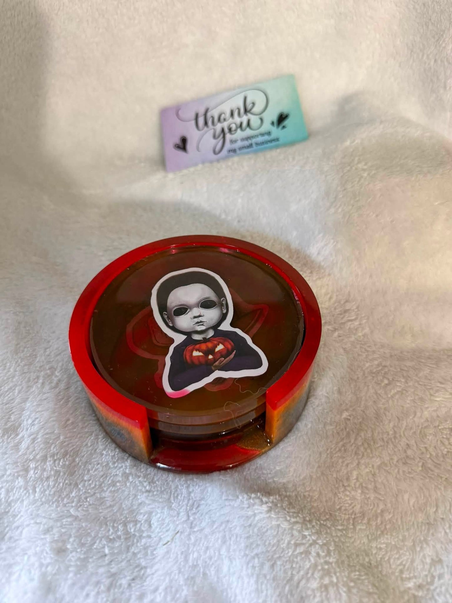 Halloween's Michael Myers 5-Piece Coaster Set with Holder