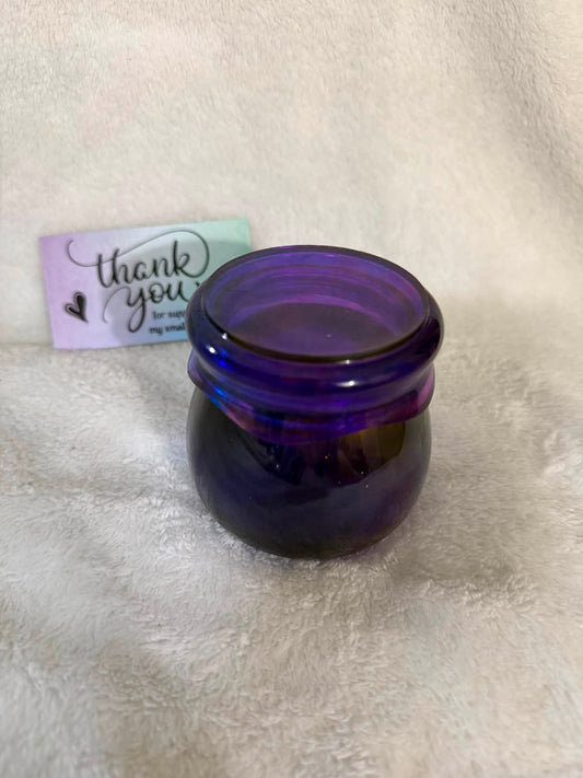 Purple & Pink Pudding Trinket Jar with Lid
